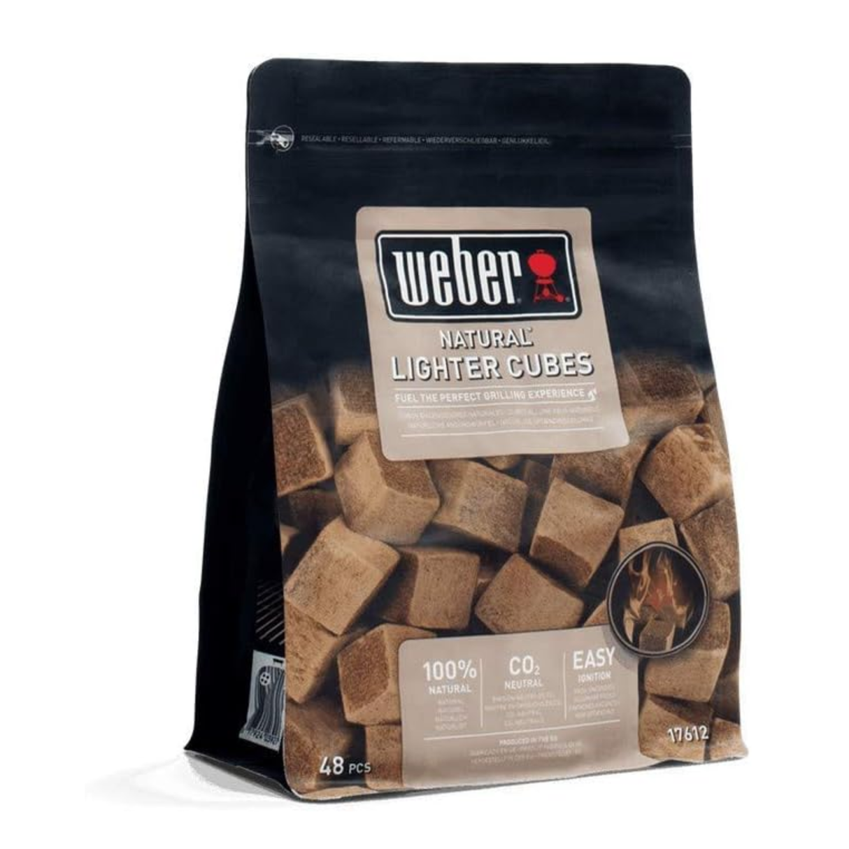 Weber Natural Lighter Cubes, 48 CUBES
