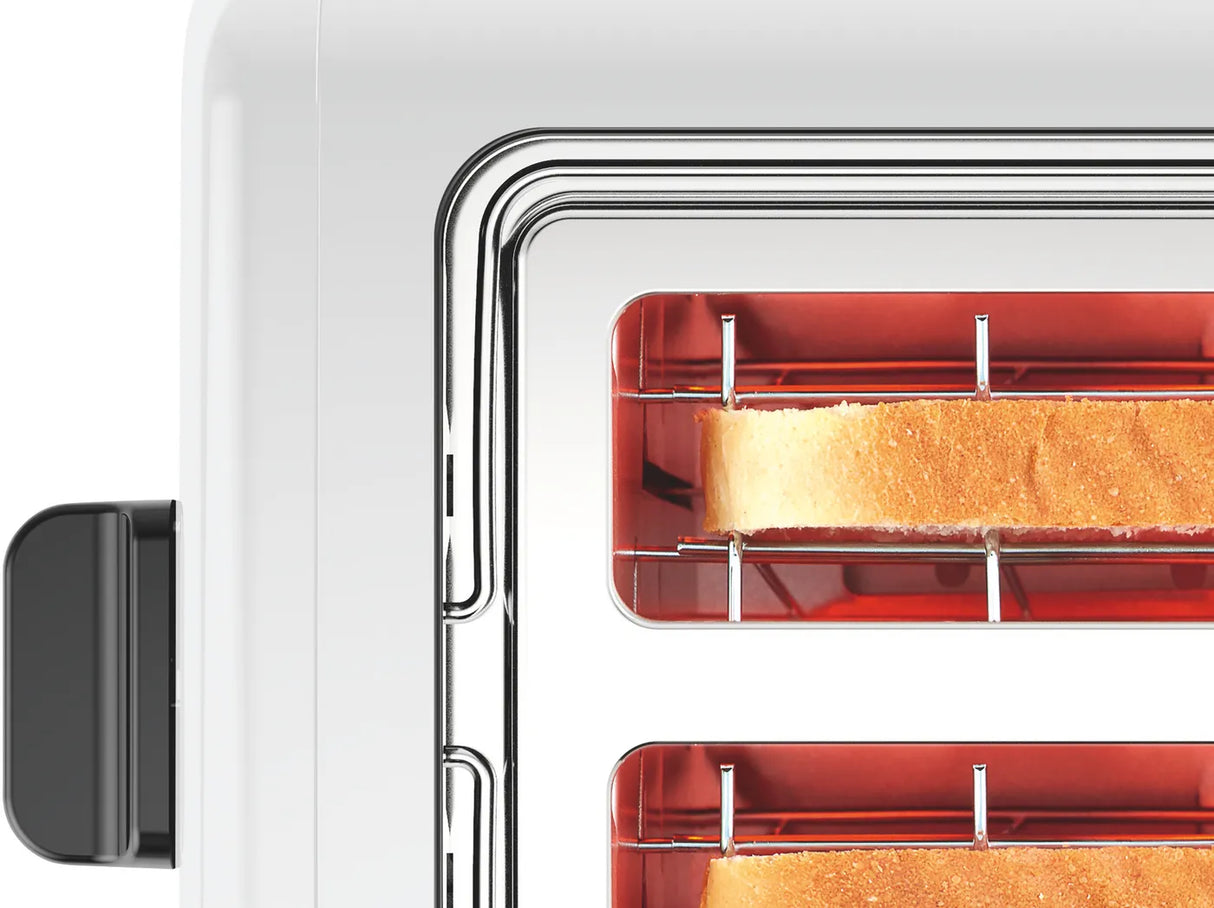 Bosch TAT3P421GB Compact toaster DesignLine, White, 970 Watt