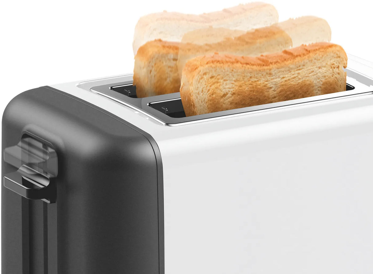 Bosch TAT3P421GB Compact toaster DesignLine, White, 970 Watt