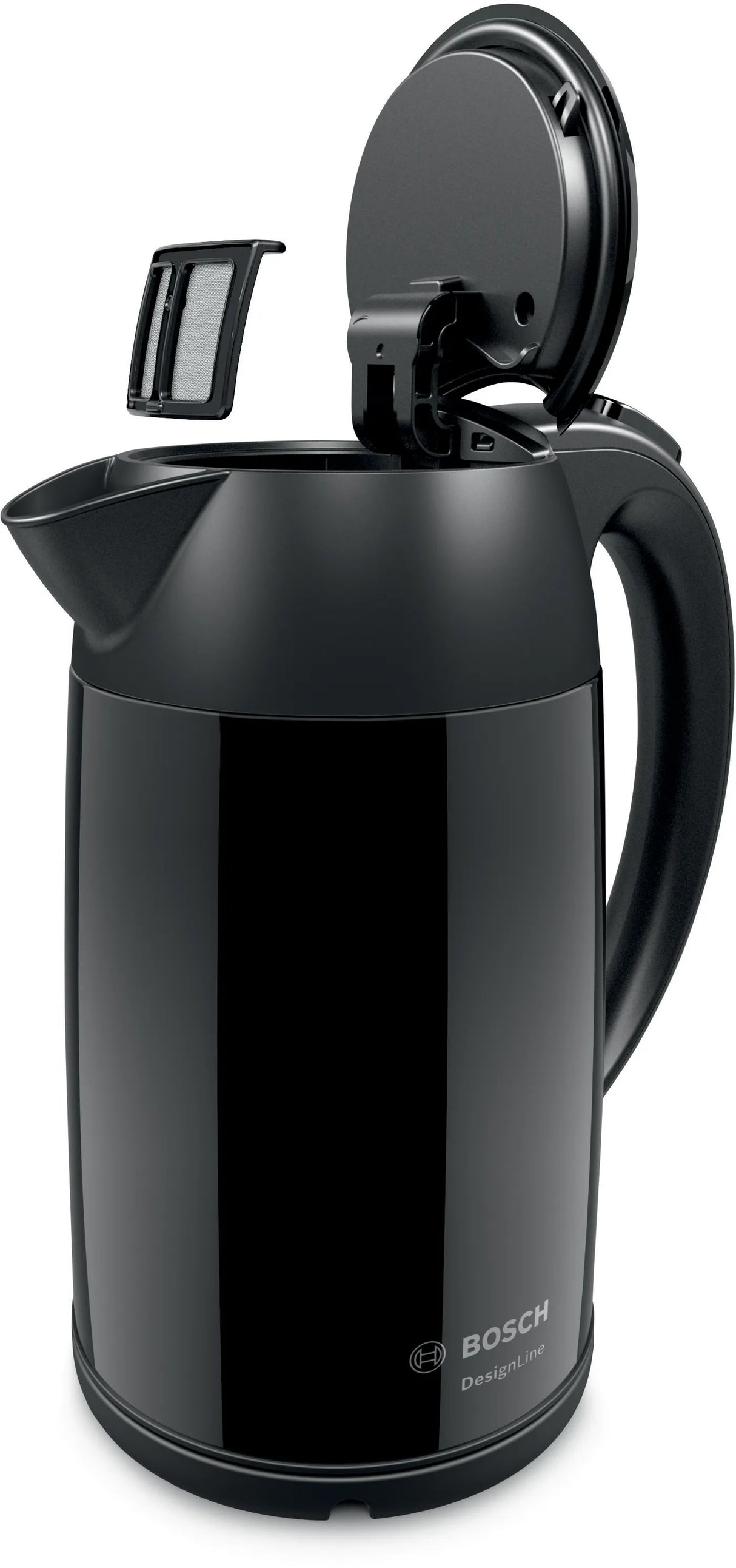 Bosch TWK3P423GB Kettle DesignLine Black, 3000 Watt