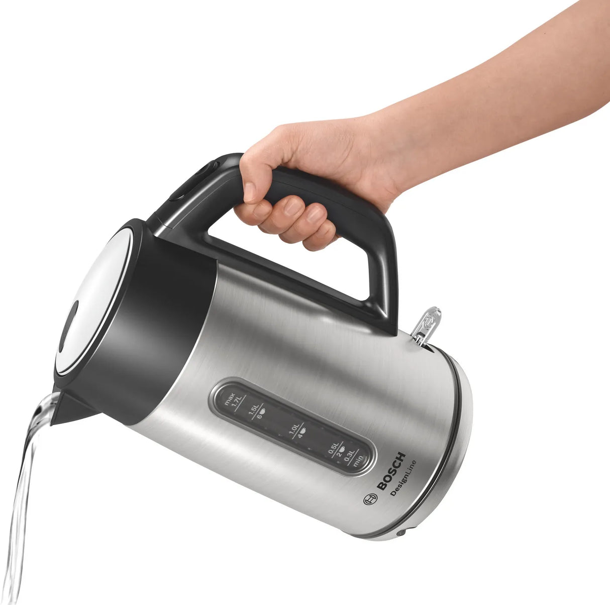 Bosch TWK4P440GB Kettle DesignLine Stainless steel, 3000 Watt