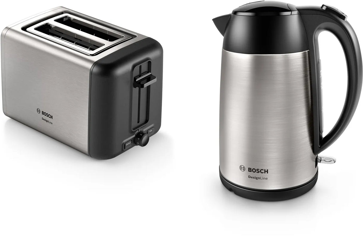 Bosch TAT3P420GB Compact toaster DesignLine, Stainless Steel