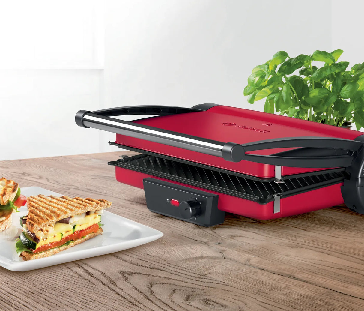 Bosch TCG4104GB Grill Red, 2000 Watt