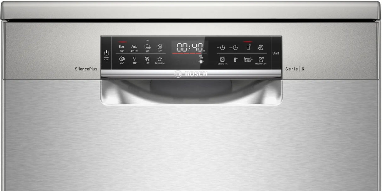 Bosch SMS6ECI38M free-standing dishwasher 60 cm Brushed steel anti-fingerprint