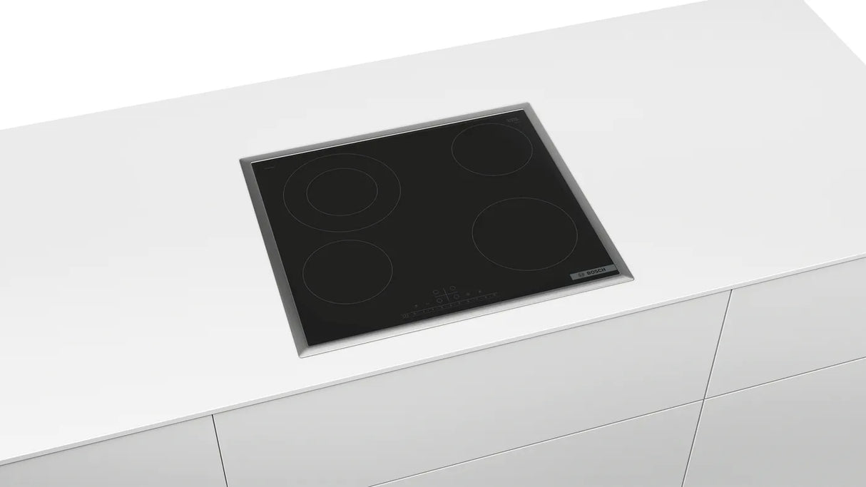 Bosch PKF645FA8M Series 6 electric hob 60 cm, Black