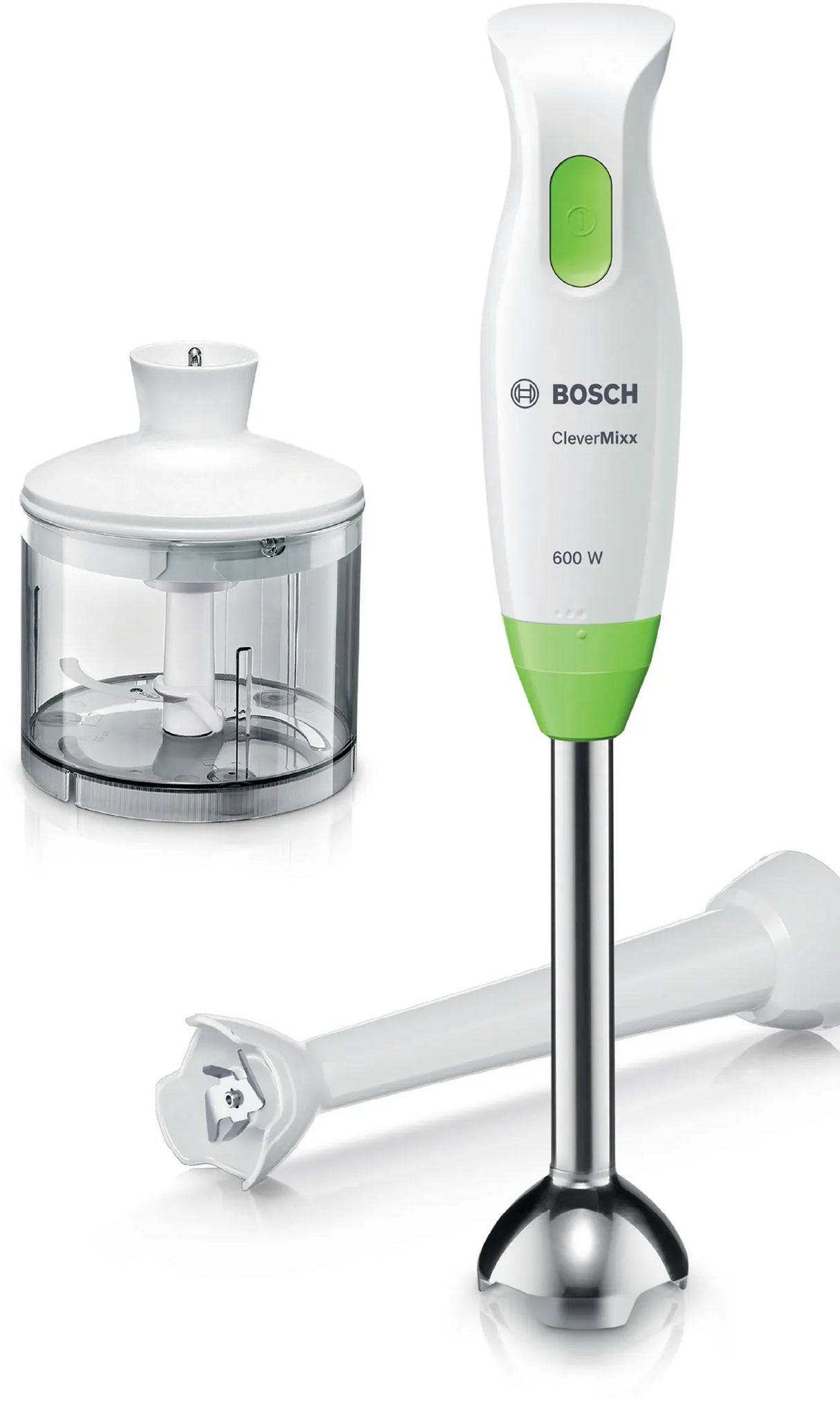 Bosch MSM2623GGB Hand blender CleverMixx Dip & Dressing 600 Watt, White, Vivid Green