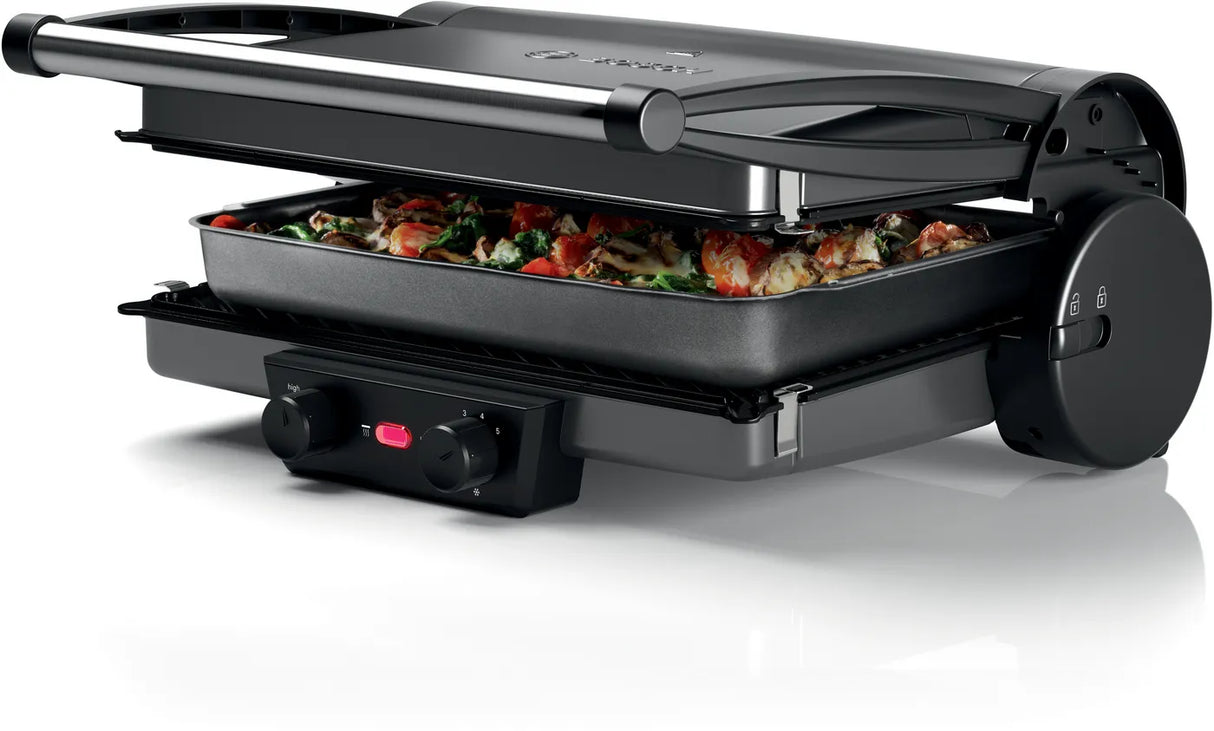 Bosch TCG4215GB Grill Silver, 2000 Watt