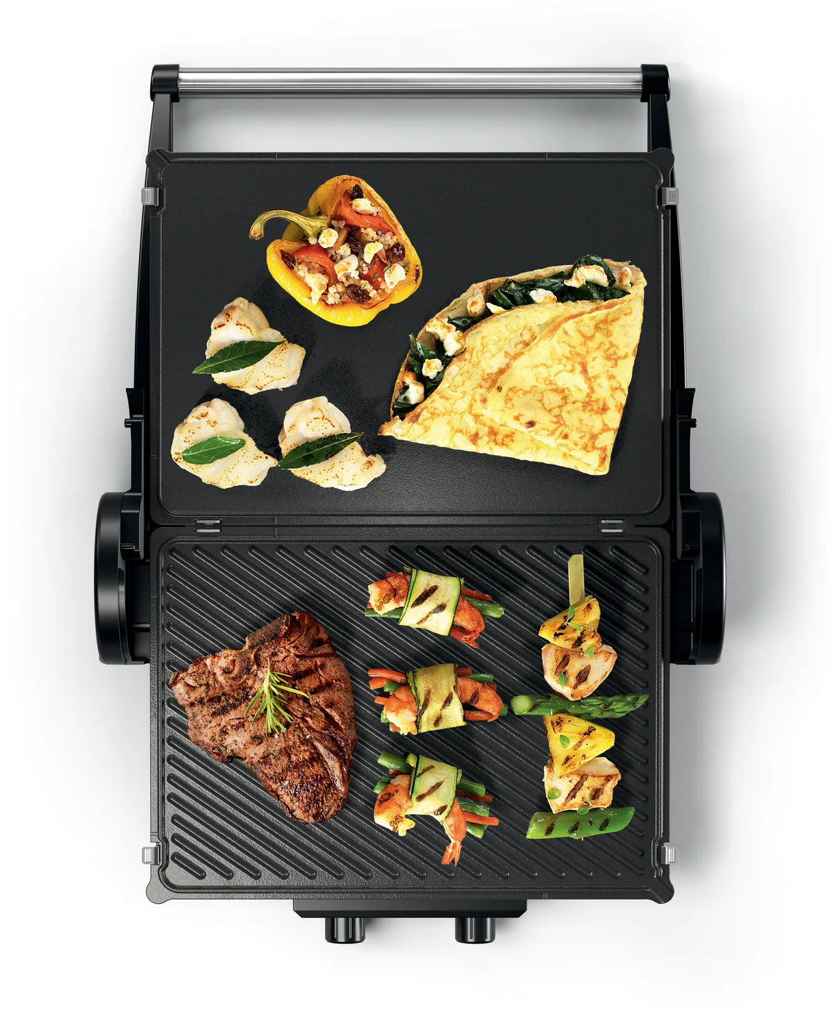 Bosch TCG4215GB Grill Silver, 2000 Watt