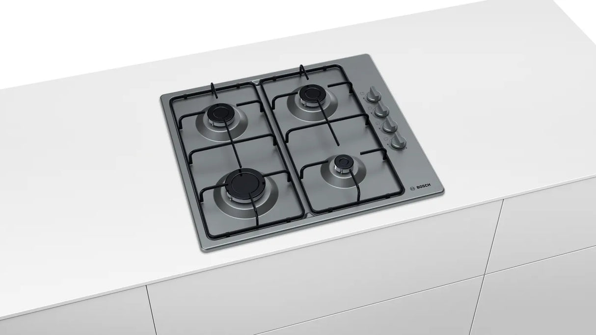 Bosch PBP6C5B88M Series 2 gas hob 60 cm Stainless steel