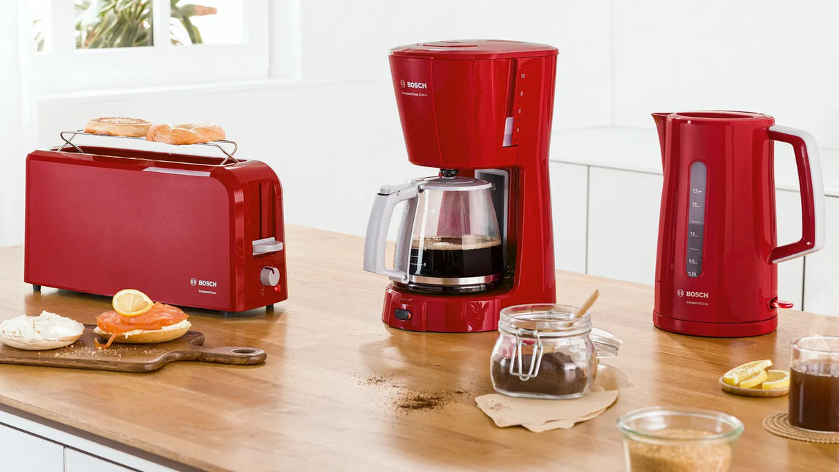 Bosch TKA3A034GB Coffee maker CompactClass Extra Red