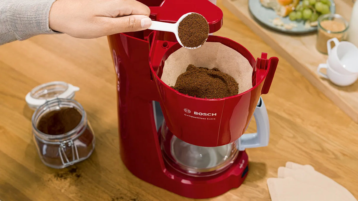 Bosch TKA3A034GB Coffee maker CompactClass Extra Red