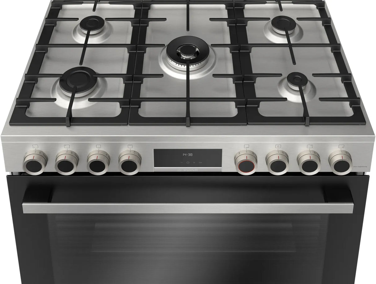 Bosch HIZ5G7Q59M Series 8 Gas range cooker, Stainless steel