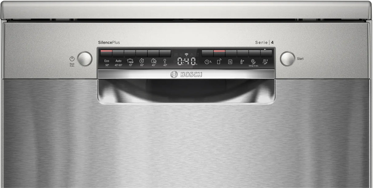 Bosch SMS4HMI65M Series 4 free-standing dishwasher 60 cm Brushed steel anti-fingerprint