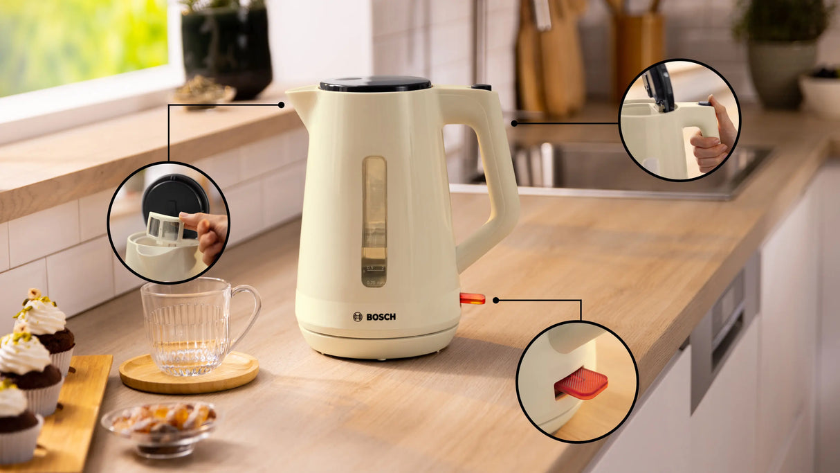 Bosch Kettle TWK1M127GB MyMoment Beige, 3000 Watt