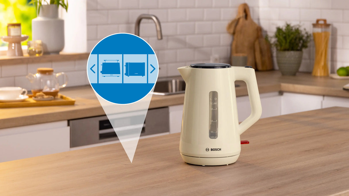 Bosch Kettle TWK1M127GB MyMoment Beige, 3000 Watt