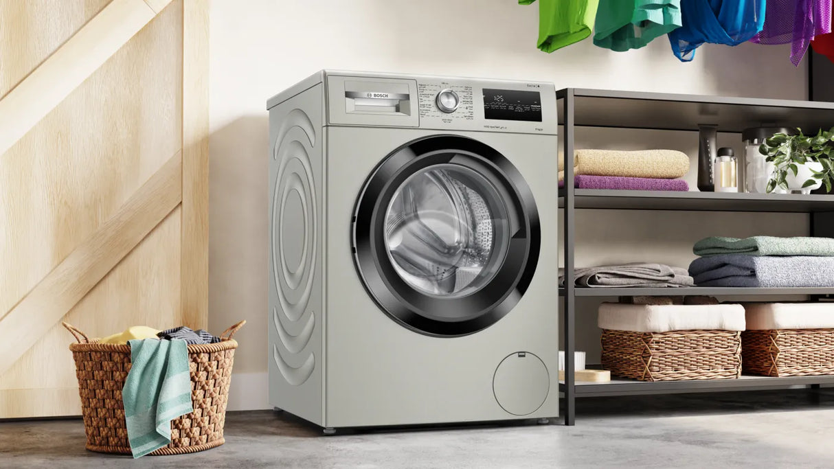 Bosch WAN28283SA Series 4 washing machine, front loader 8 kg , Silver inox