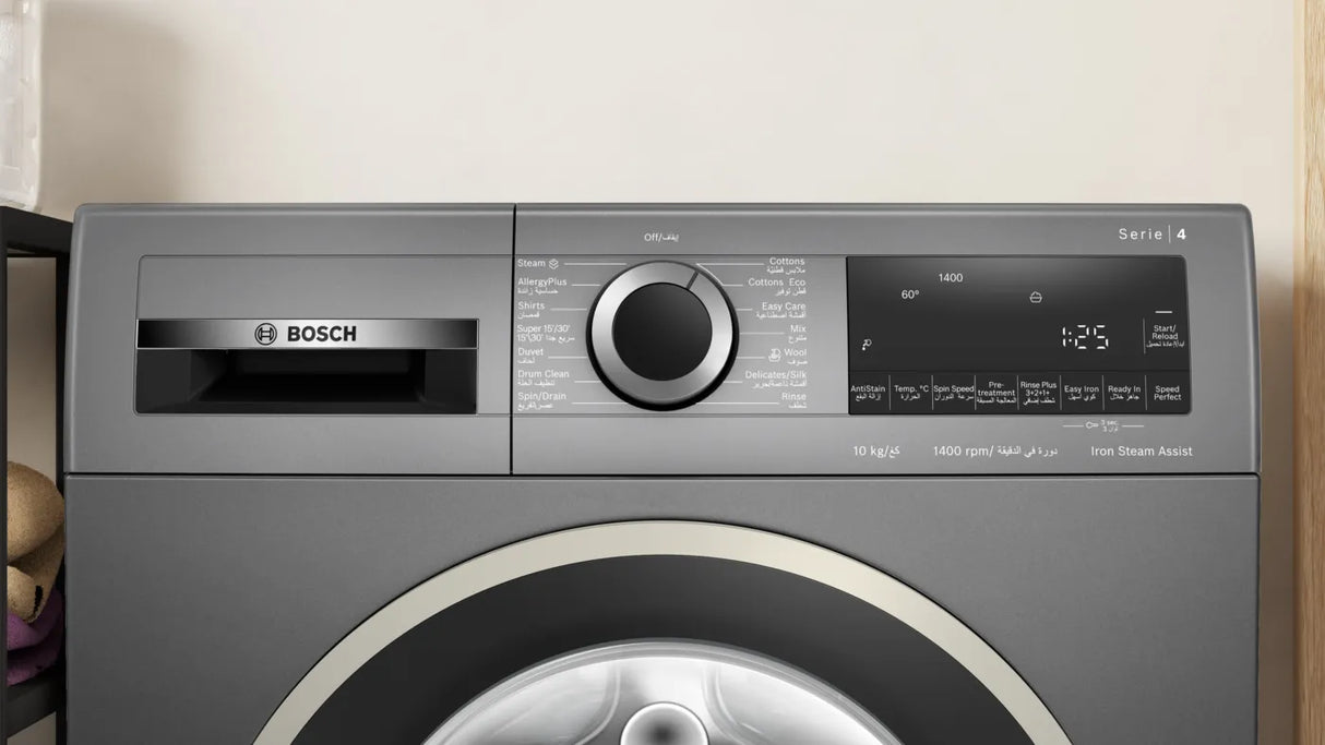 Bosch WGA254ZRSA Series 4 washing machine, front loader 10 kg, 1400 rpm