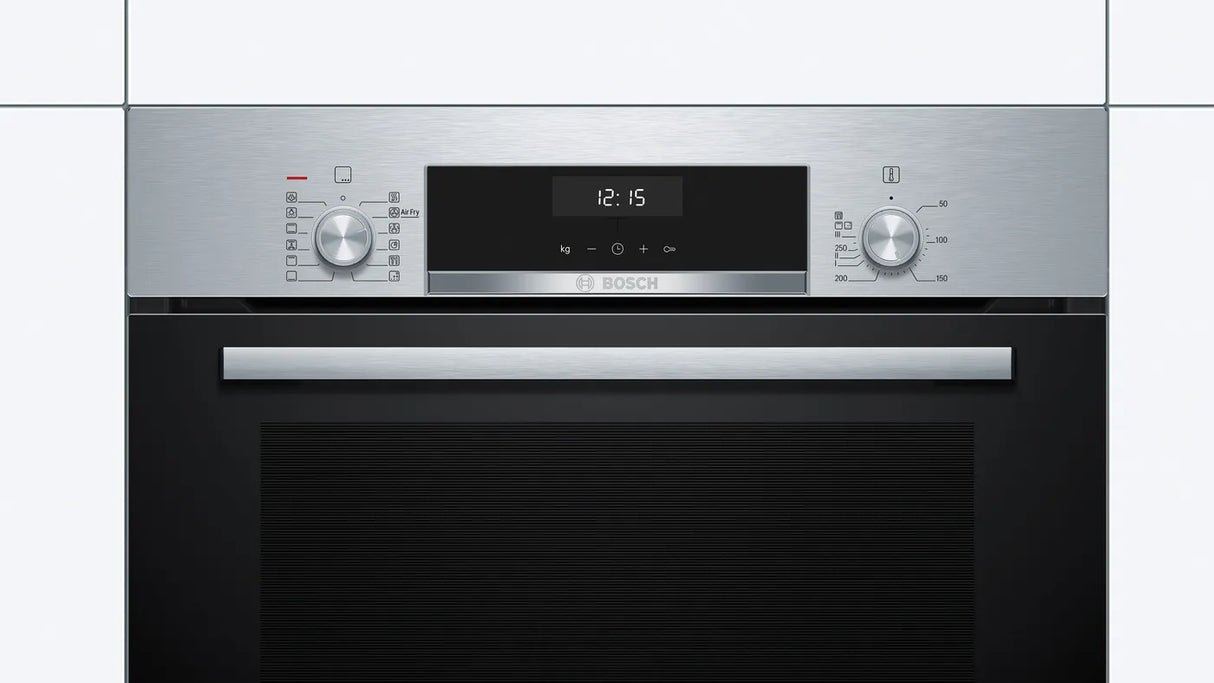 Bosch HIJ557YS3M Series 6 Built-in oven with added steam function 60x60 cm, Stainless steel
