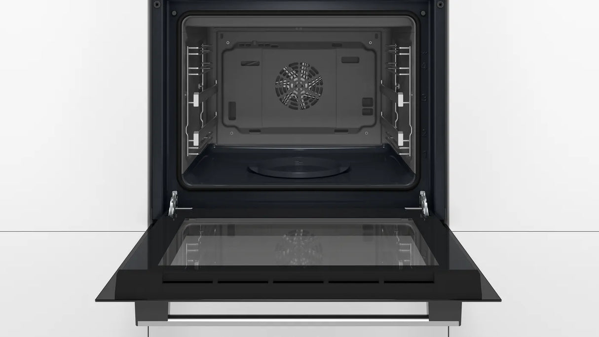 Bosch HIJ557YS3M Series 6 Built-in oven with added steam function 60x60 cm, Stainless steel