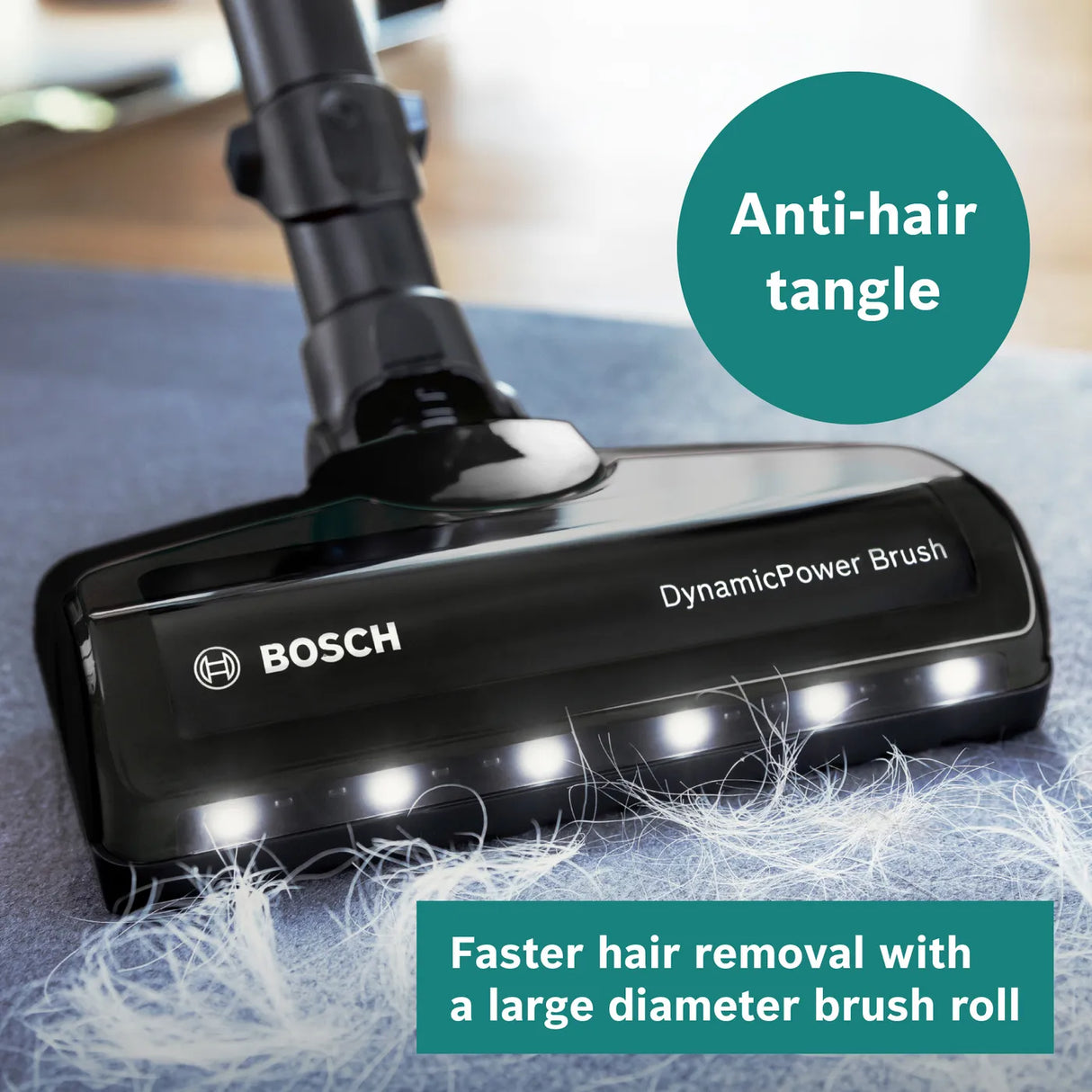 مكنسة بوش BCS71HYGGB اللاسلكية 2 في 1، مكنسة كهربائية وممسحة غير محدودة، 7 ألوان مائية بيضاء