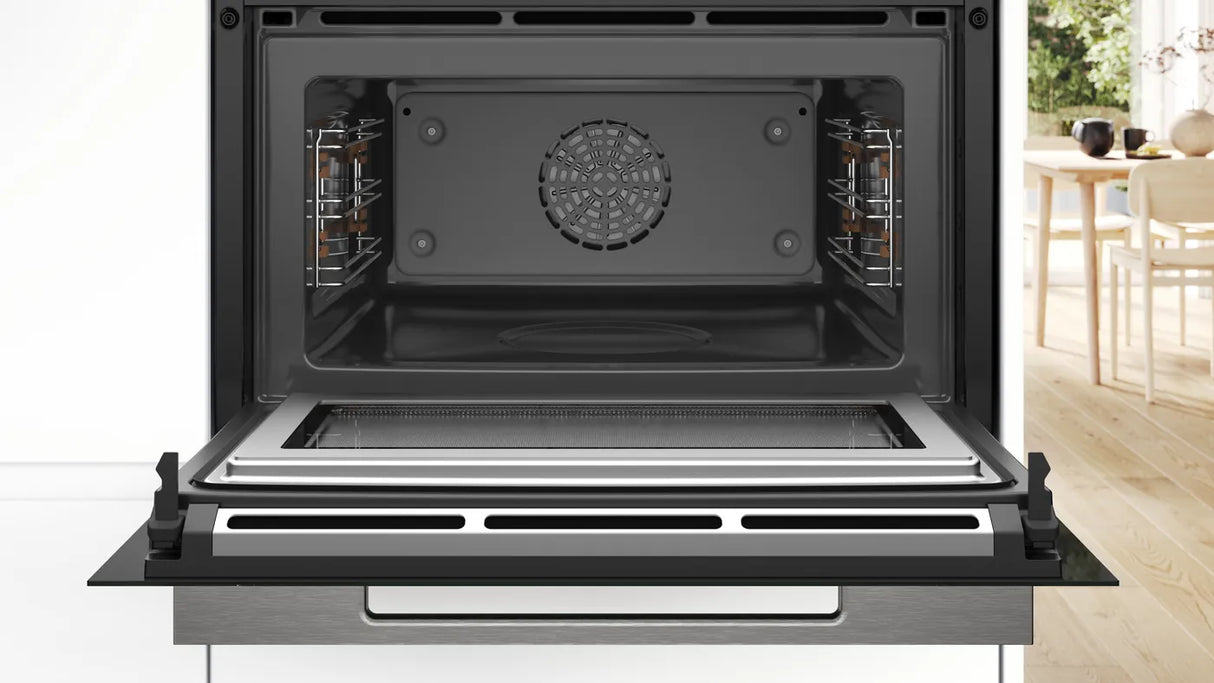 Bosch CMG7361B1M Series 8 built-in compact oven with microwave function 60 x 45 cm, Black