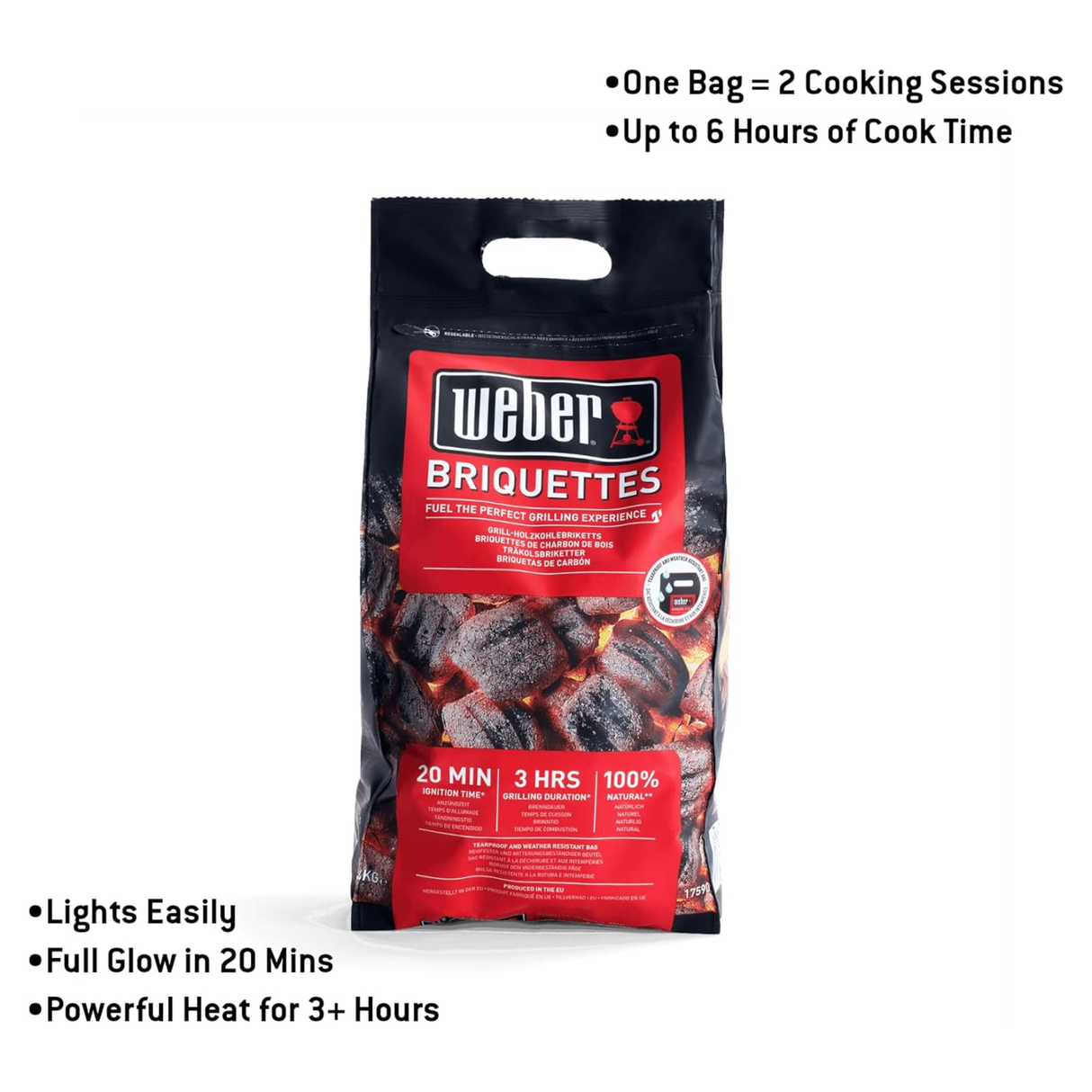 Weber Briquettes, 4KG