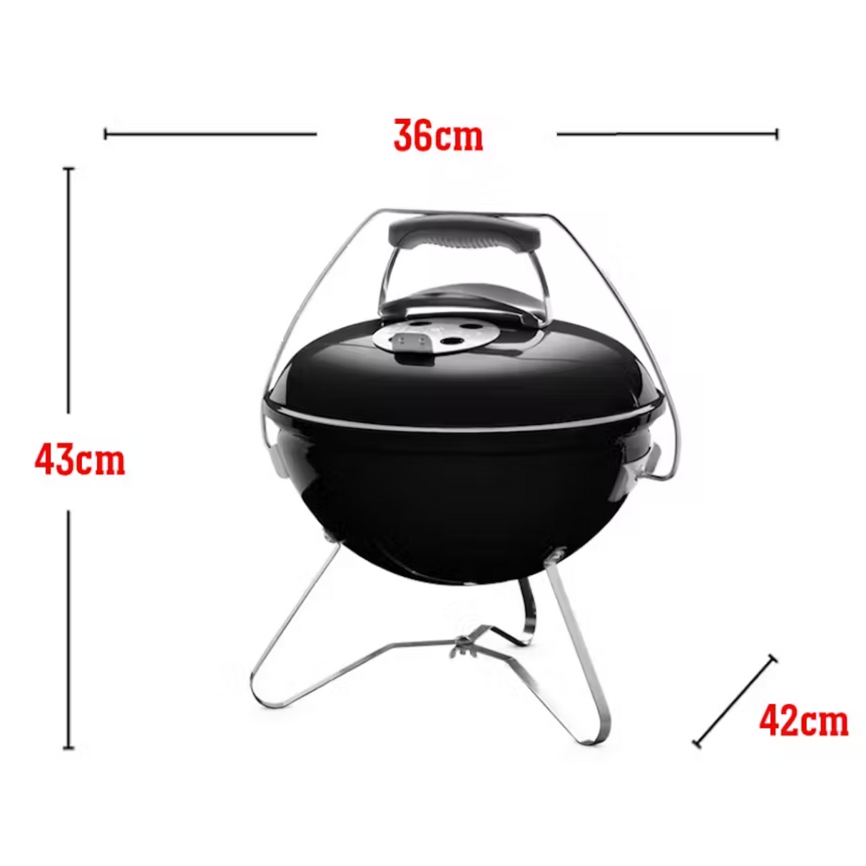 Weber Smokey Joe Premium Charcoal Grill - 37cm
