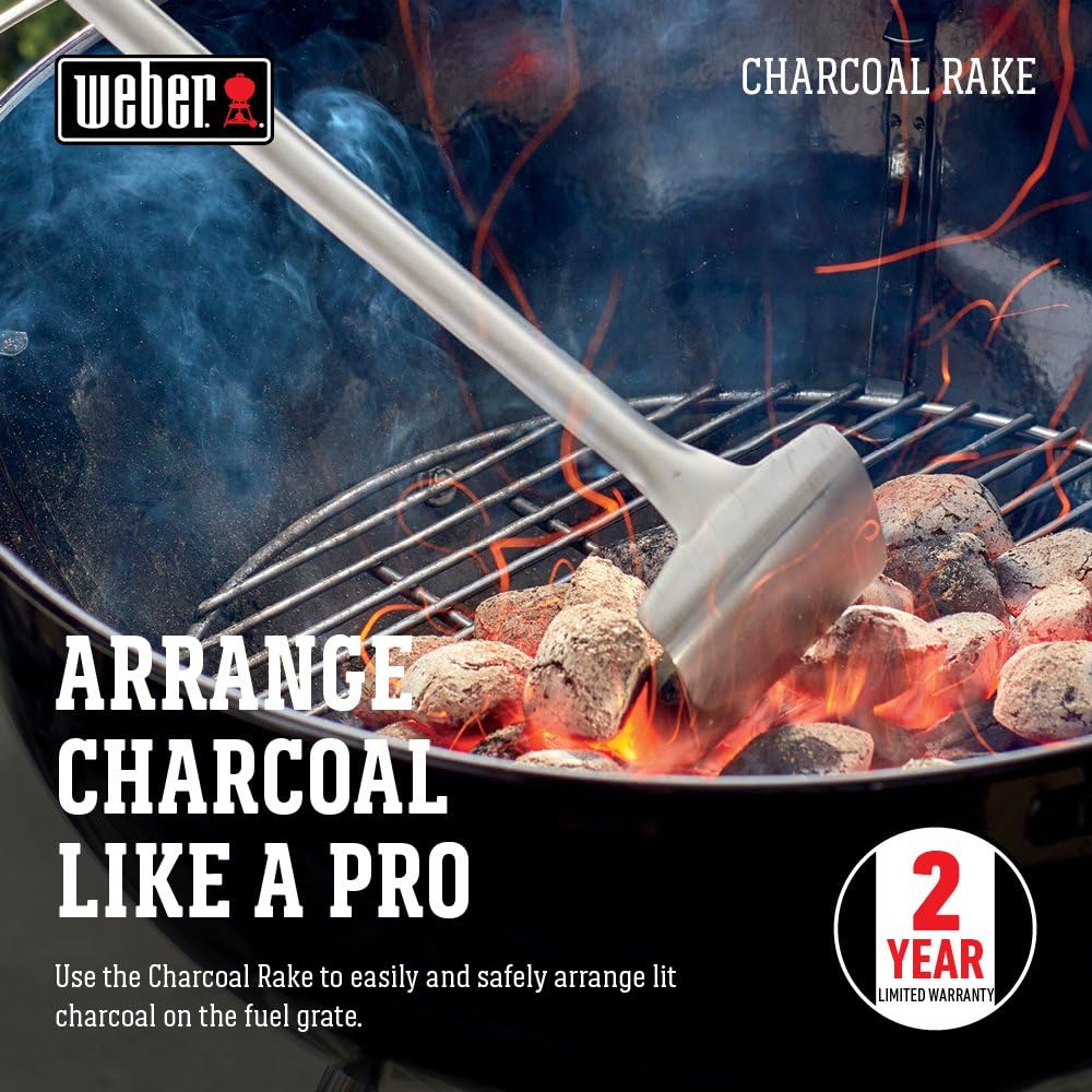 Weber Charcoal Rake - 21CM, For SUMMIT® Charcoal Barbecues