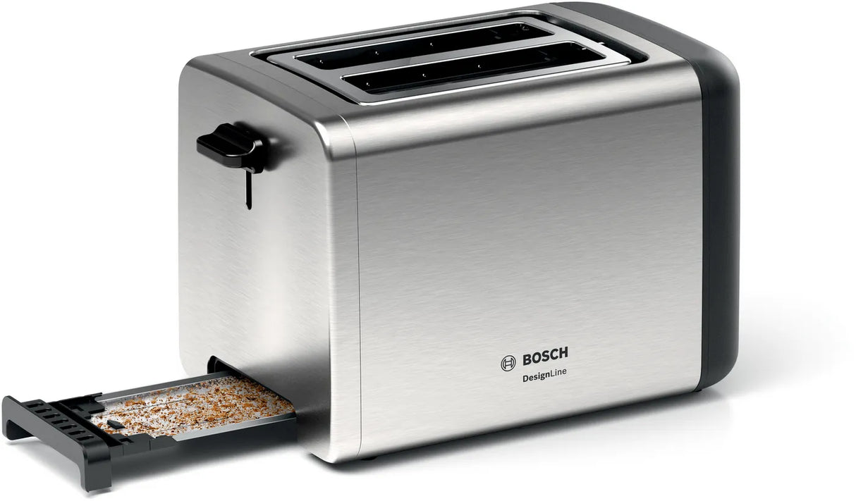 Bosch TAT3P420GB Compact toaster DesignLine, Stainless Steel