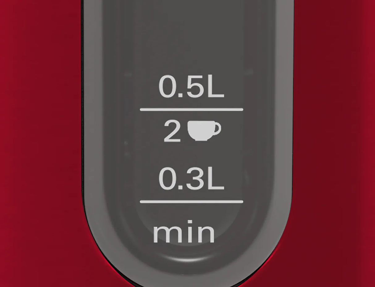 Bosch TWK4P434GB Kettle DesignLine Red 3000 Watt