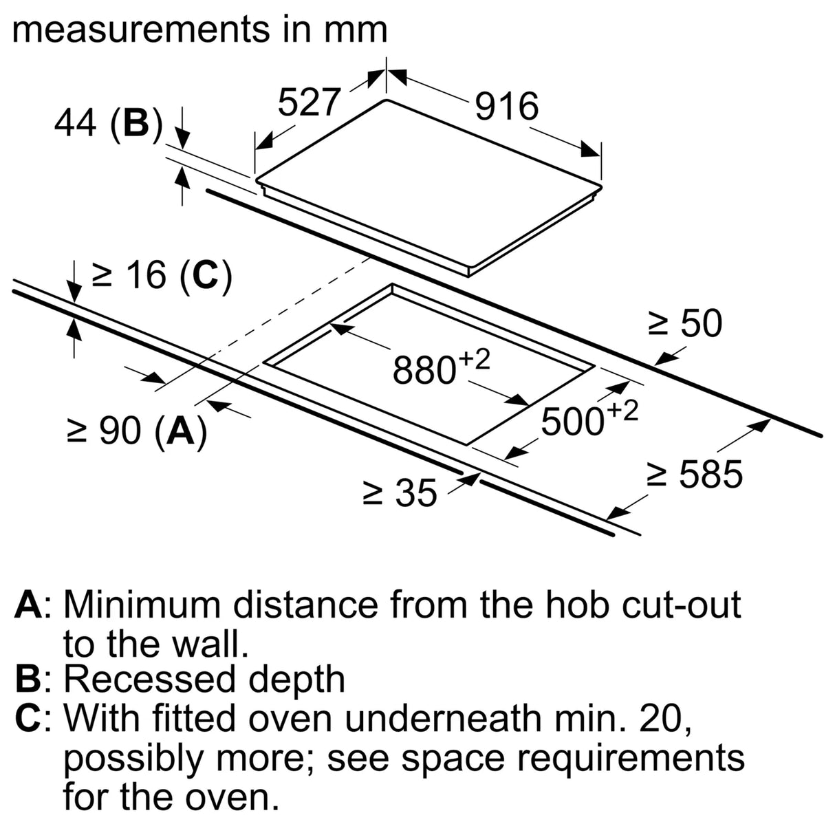 Bosch PKC975FB2M Series 6 electric hob 90 cm, Black