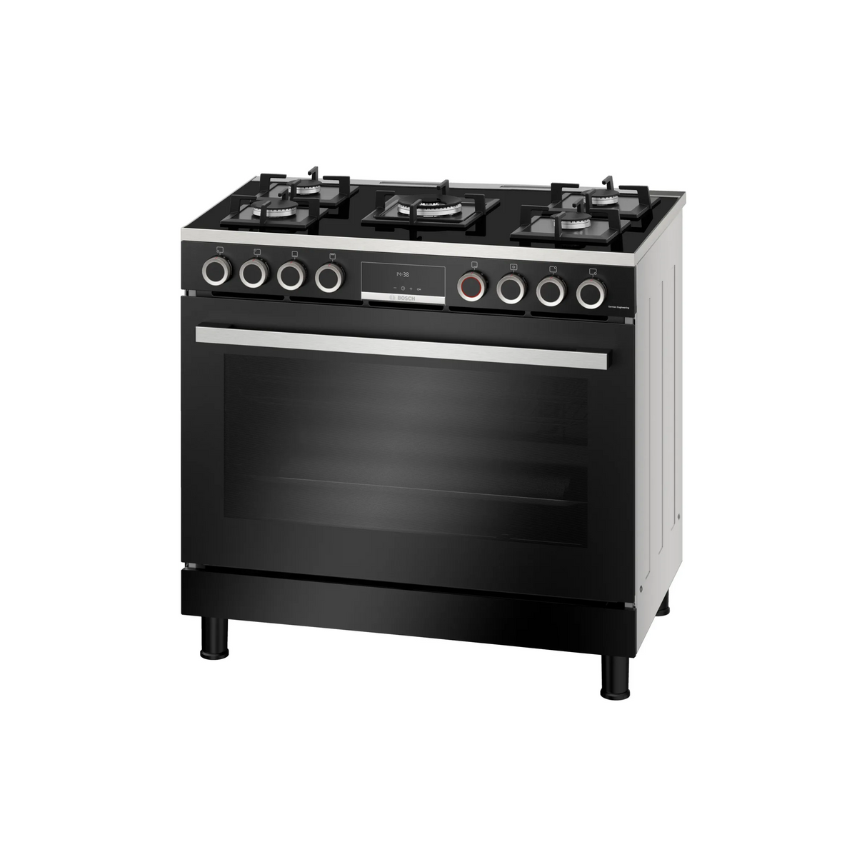 Bosch HJY5G7Q69M Series 8 Gas range cooker, Black