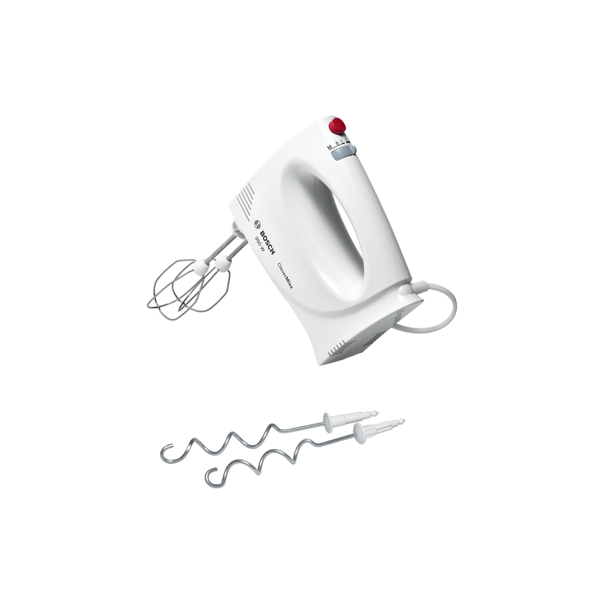 Bosch MFQ3030GB Hand mixer CleverMix 350 Watt White, Red