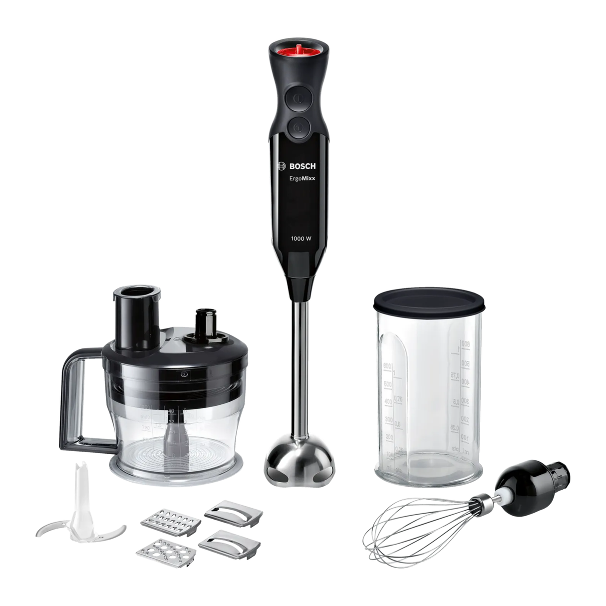 Bosch MS62B6190G Hand blender ErgoMixx 1000 W Black, anthracite