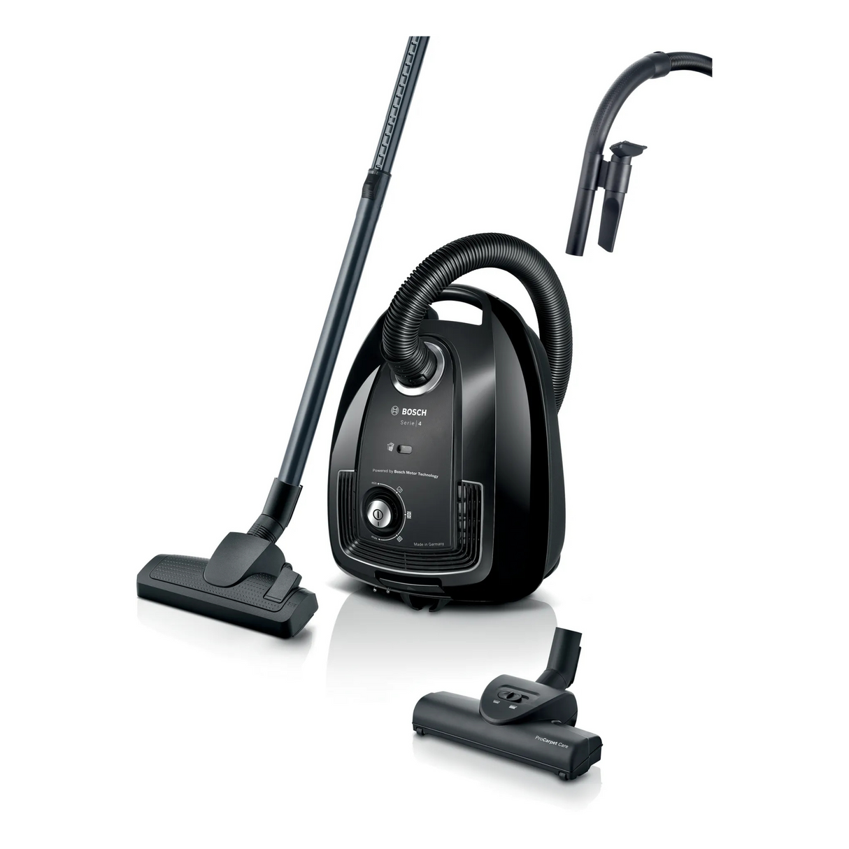 Bosch BGL38BA3GB Series 4 Bagged vacuum cleaner, 850 Watt, Black