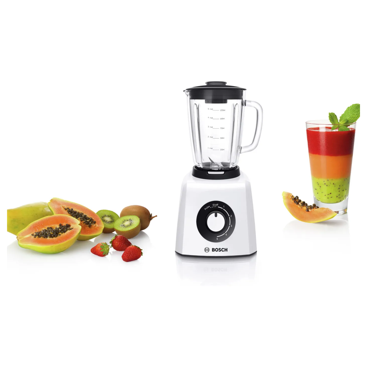 Bosch MMB33G5BGB Blender 600 Watt, White