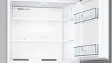 Bosch KDN43N120B free-standing fridge-freezer with freezer at top 178 x 70 cm Inox-look-metallic, Total No Frost