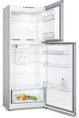 Bosch KDN43N120B free-standing fridge-freezer with freezer at top 178 x 70 cm Inox-look-metallic, Total No Frost