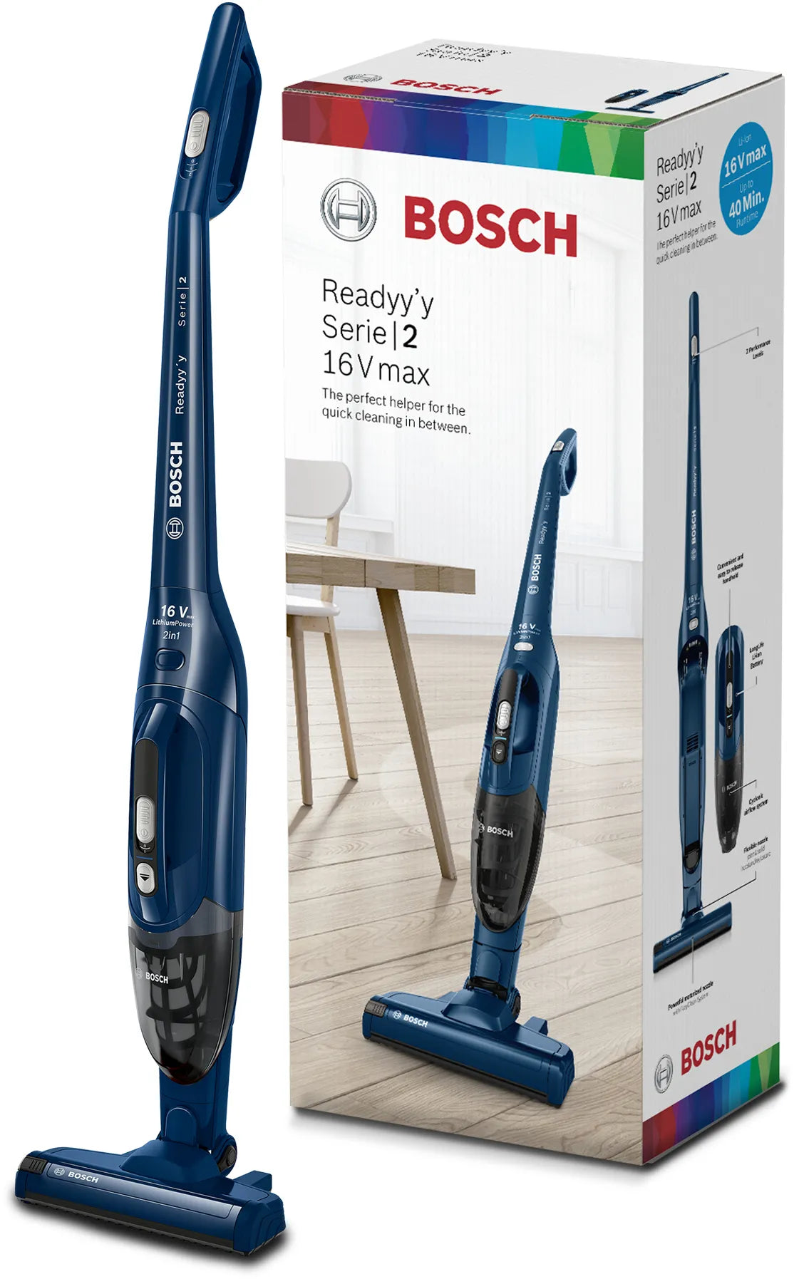 Bosch BCHF216GB Cordless vacuum cleaner Readyy'y 16V max