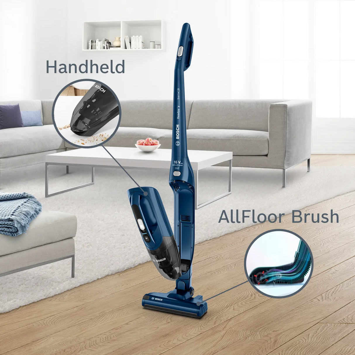 Bosch BCHF216GB Cordless vacuum cleaner Readyy'y 16V max