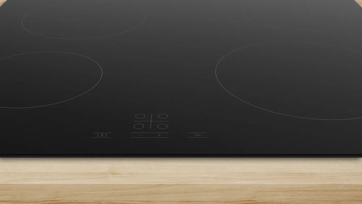 Bosch PKE611BA2E Series 4 electric hob 60 cm, Black