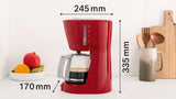 Bosch TKA3A034GB Coffee maker CompactClass Extra Red
