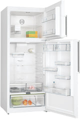 Bosch KDN76AW41B free-standing fridge-freezer with freezer at top 186 x 75 cm White, Total No Frost
