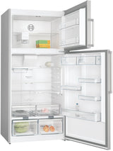 Bosch KDN76AI41B free-standing fridge-freezer with freezer at top 186 x 86 cm Brushed steel anti-fingerprint, Total No Frost