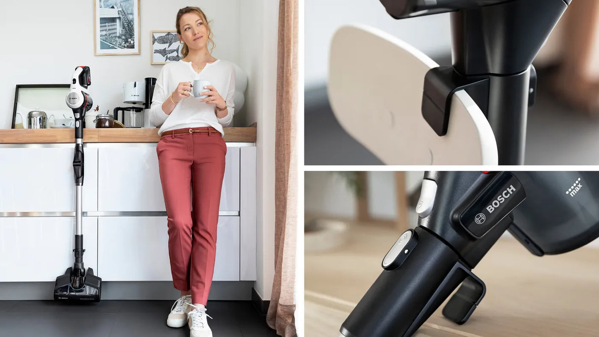 Bosch BCS712GB Rechargeable vacuum cleaner Unlimited 7, White