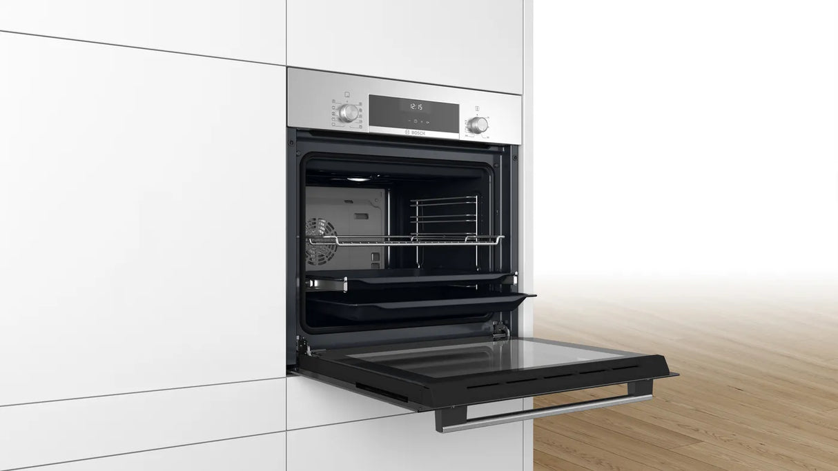 Bosch HBJ538ES0M Series 4 built-in oven 60 x 60 cm, Stainless steel