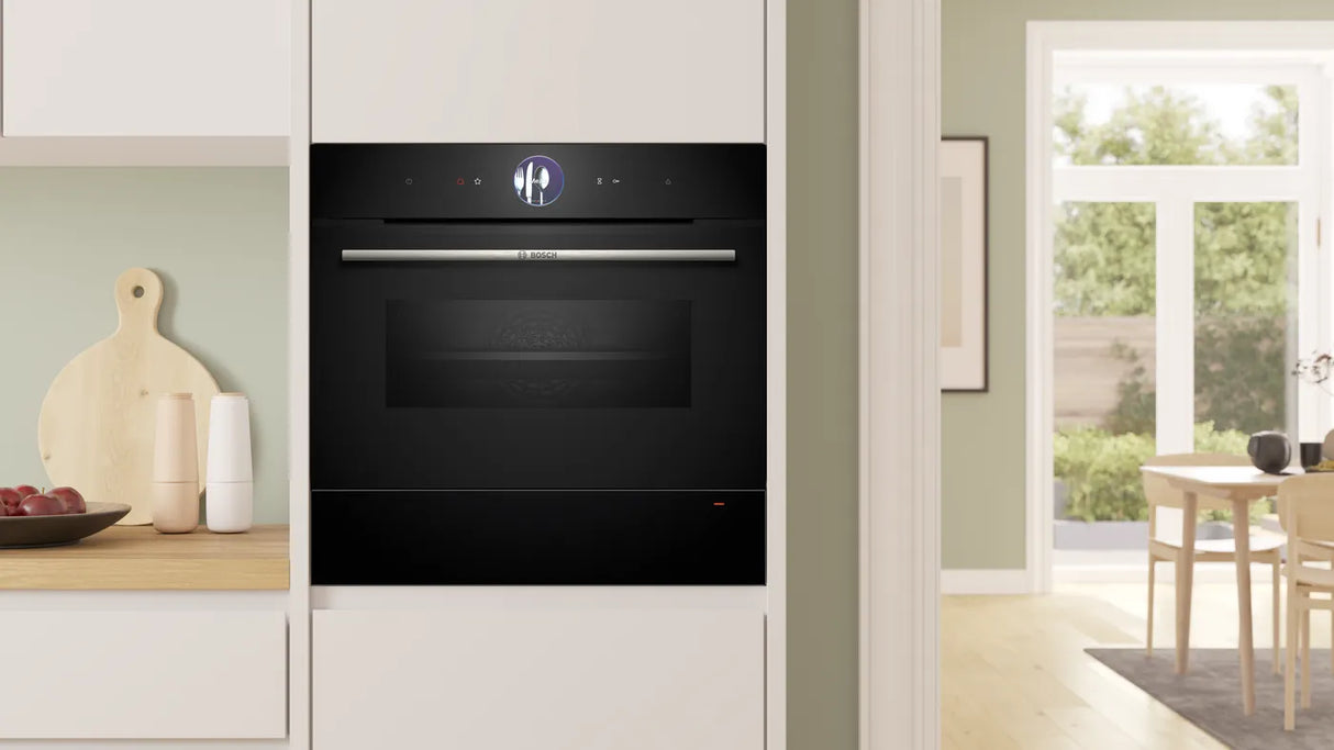 Bosch BIC7101B1B Series 8 warming drawer 60 x 14 cm Black