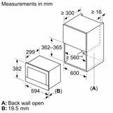 Bosch BEL7321B1M Series 8 built-in microwave, Black