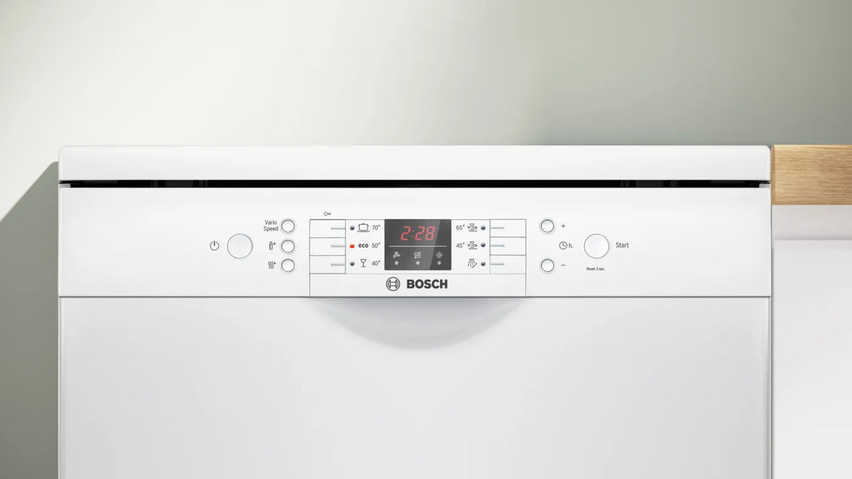 Bosch SMS26DW00T Series 2 free-standing dishwasher 60 cm, White