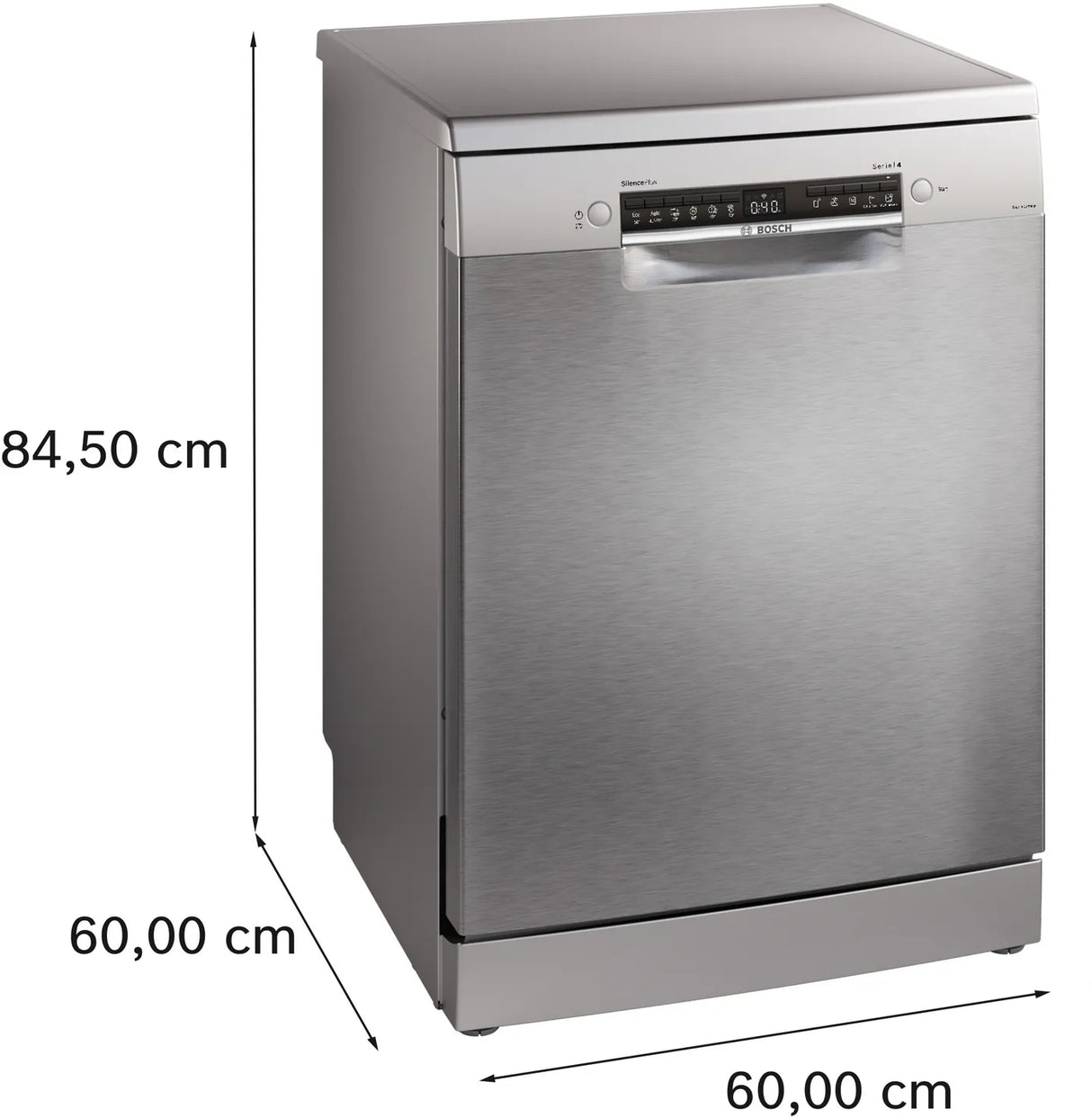 Bosch SMS4ECI26M free-standing dishwasher 60 cm Brushed steel, anti-fingerprint
